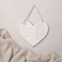DISNEY - Blanche Neige - Plaque Décorative en Céramique