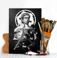STAR WARS PILOTS - Magnetic Metal Poster 45x32 - Imperial Shuttle