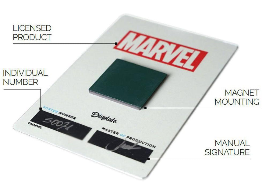 MARVEL ALL NEW - Magnetic Metal Poster 15x10 - Luke Cage (S)