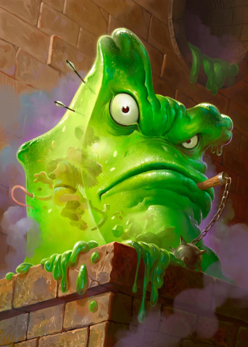 HEARTHSTONE - Magnetic Metal Poster 31x21 - Carnivorous Cube