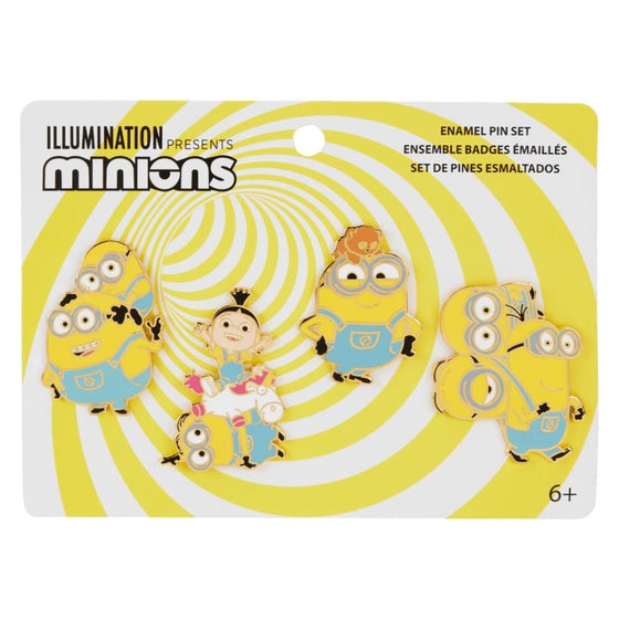MOI MOCHE ET MECHANT - Variety - Set de 4 Pins