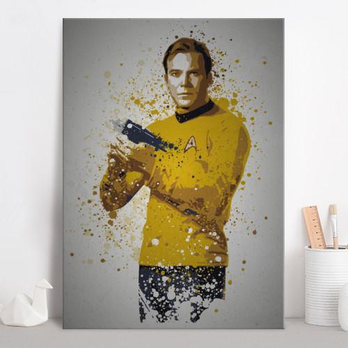 PC SPLATTER - Magnetic Metal Poster 45X32 - Boldly Go