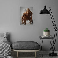 PC SPLATTER - Magnetic Metal Poster 45X32 - Pitch black