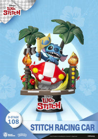 LILO & STITCH - Stitch Racing Car - Diorama D-Stage 14.6cm