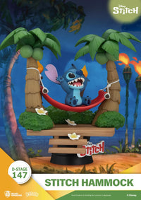LILO & STITCH - Stitch "Hamac" - Diorama D-Stage 14cm
