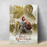 LA GUERRE DES ROHIRRIM - Poster + Puzzle 1000pcs