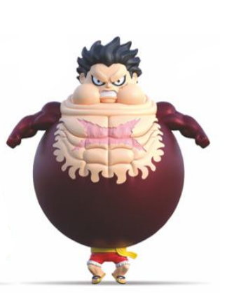 ONE PIECE - Luffy "Tankman" - Figurine Elastikorps 23cm