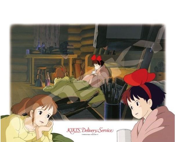 KIKI LA PETITE SORCIERE - Kiki & Ursula dans la cabane - Puzzle 500P