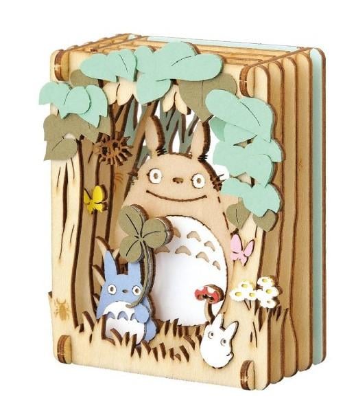 MON VOISIN TOTORO - Totoro - Théâtre de papier Style Bois