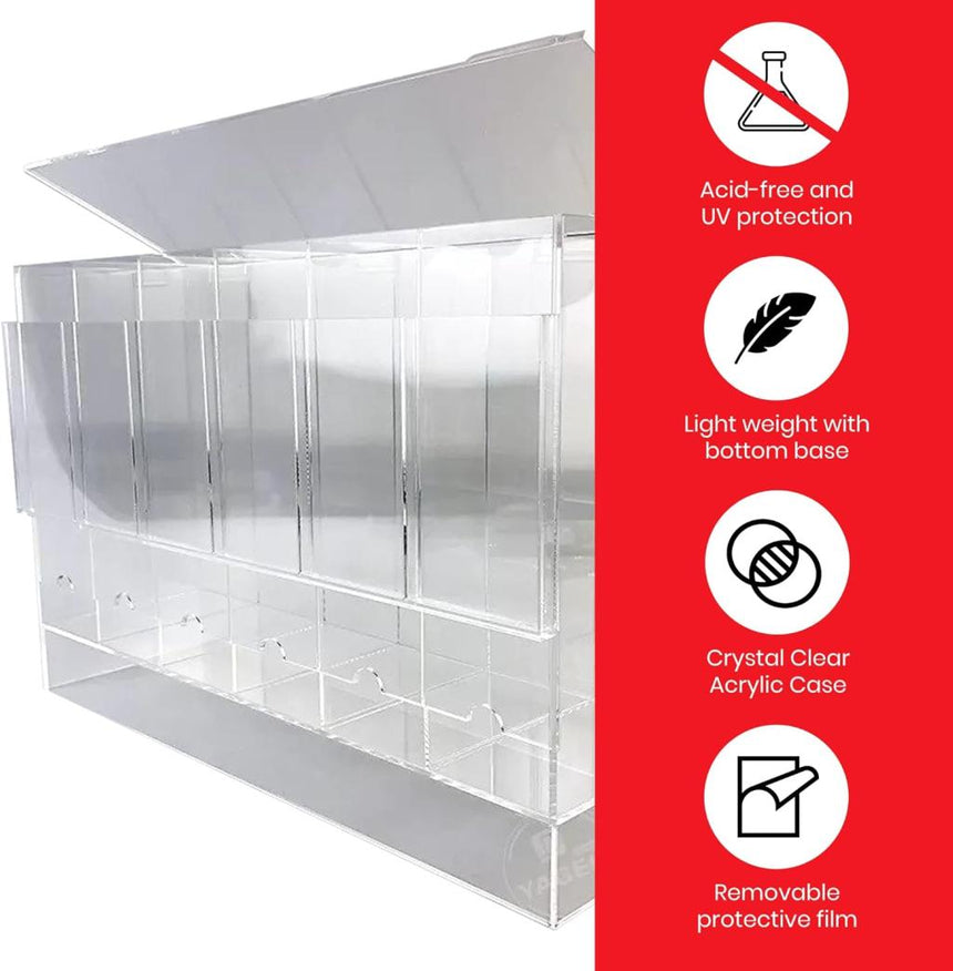 EVORETRO - PREMIUM 6-Slot Acrylic Card Pack Dispenser