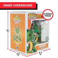 EVORETRO - Premium Funko Pop Plastic Protector for 15cm 10-Pack