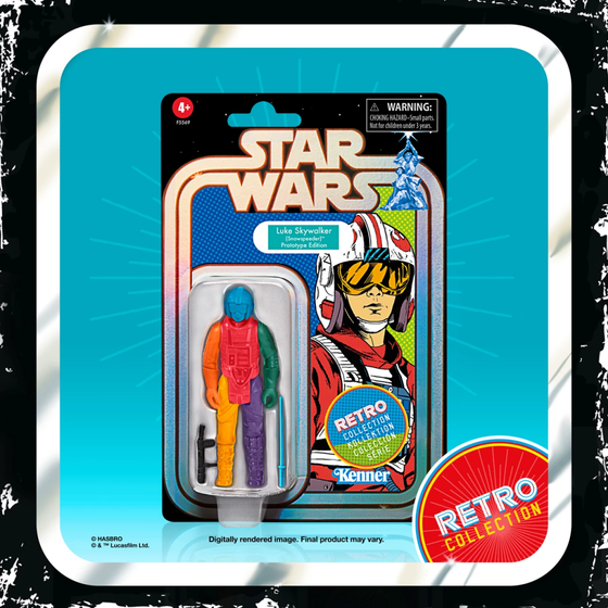 STAR WARS - Luke Skywalker "Snowspeeder" - Figurine Retro Coll. 10cm