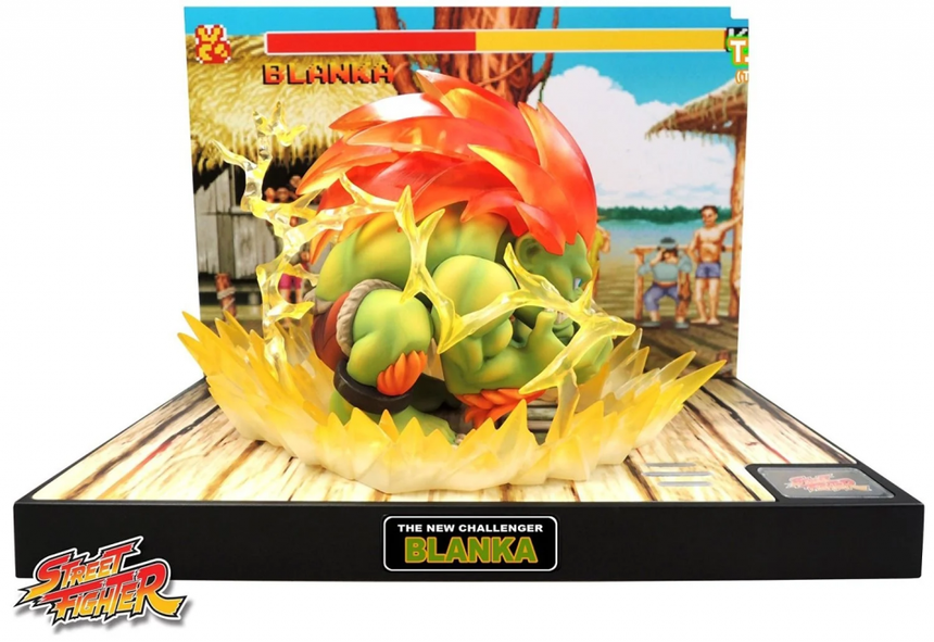 STREET FIGHTER - T.N.C-05 - BLANKA Figure + Diaporma LED