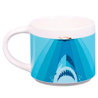 LES DENTS DE LA MER - Pack Cadeau - Mug 250ml+ Sous-Verre + Porte-Clés
