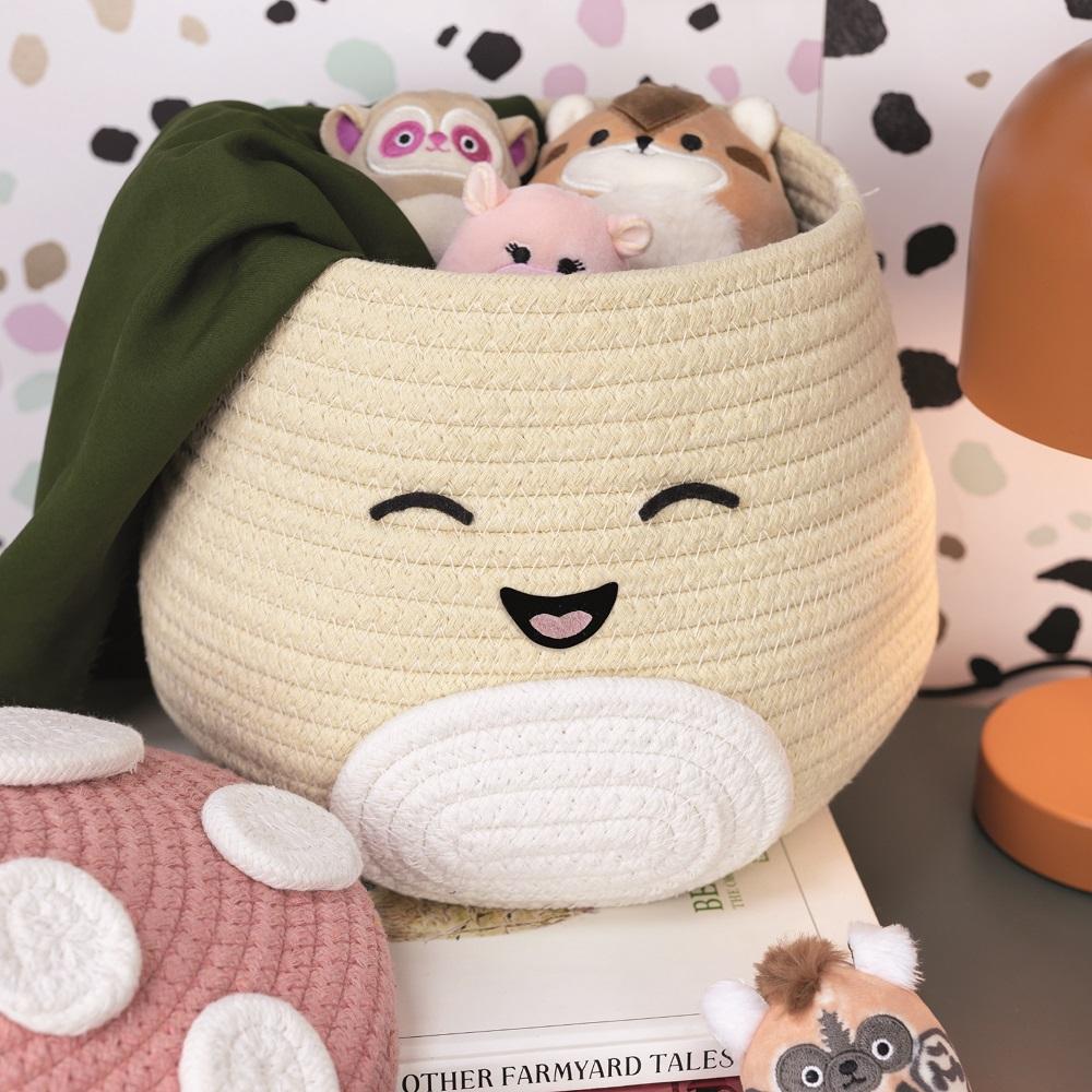 SQUISHMALLOWS - Malcolm - Panier Rangement Tissé