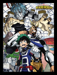 MY HERO ACADEMIA - An Enemy Threat - Impression encadrée 30x40cm