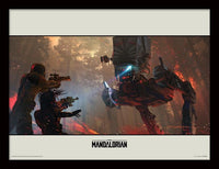 STAR WARS - The Mandalorian : Walker - Impression encadrée 30x40cm