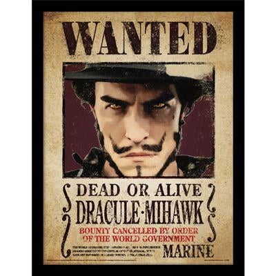 ONE PIECE NETFLIX - Dracule Mihawk - Impression encadrée 30x40cm