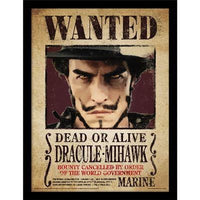 ONE PIECE NETFLIX - Dracule Mihawk - Impression encadrée 30x40cm