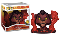 LE ROI LION - POP Deluxe N° 544 - Scar avec flammes avec Chase