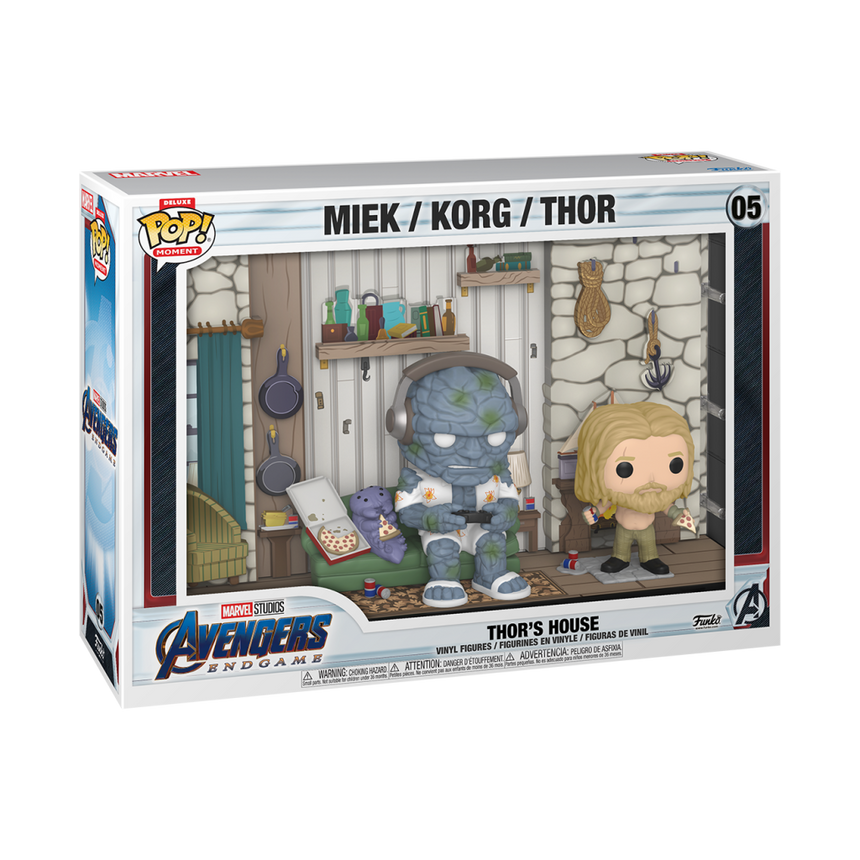 AVENGERS ENDGAME - POP Moments Deluxe N° 05 - Maison de Thor