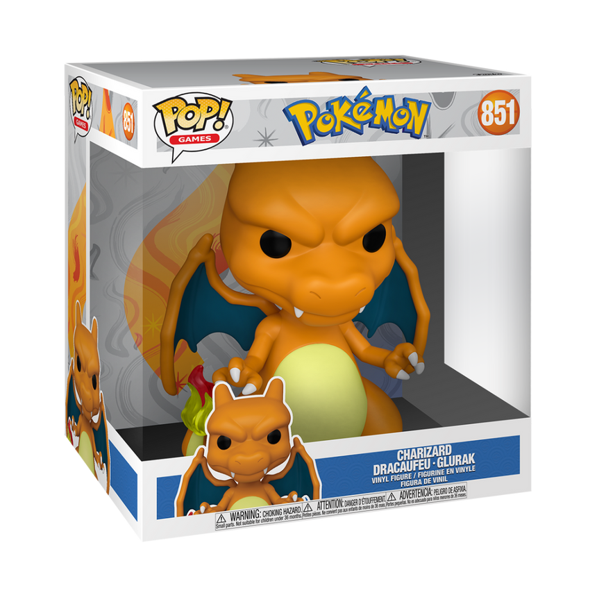 POKEMON - POP JUMBO 10'' N° 851 - Dracaufeu