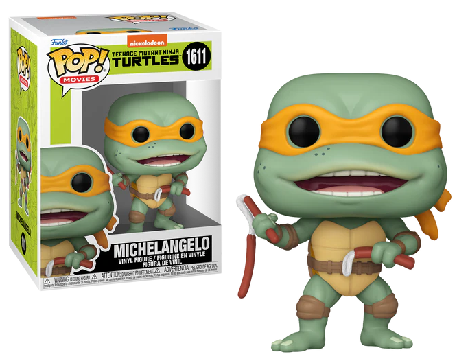 LES TORTUES NINJAS - POP Movie N°1611 -Michelangelo Nunchucks Saucisse