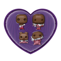 NBX - Pocket Pop Keychains 4 Pack- Saint-Valentin (Look Chocolat)