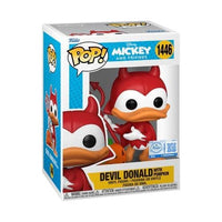DISNEY - POP N° 1446 - Devil Donald avec Chase (Black Light)