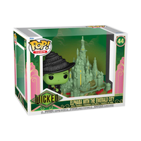 WICKED - POP TOWN N° 44 - Elphaba avec la Cité d'Emeraude
