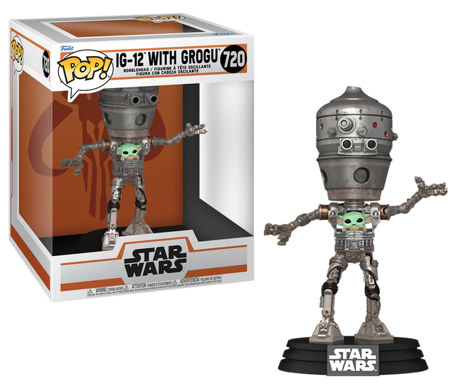 MANDALORIAN - POP Deluxe N° 720 - Grogu (IG-12)