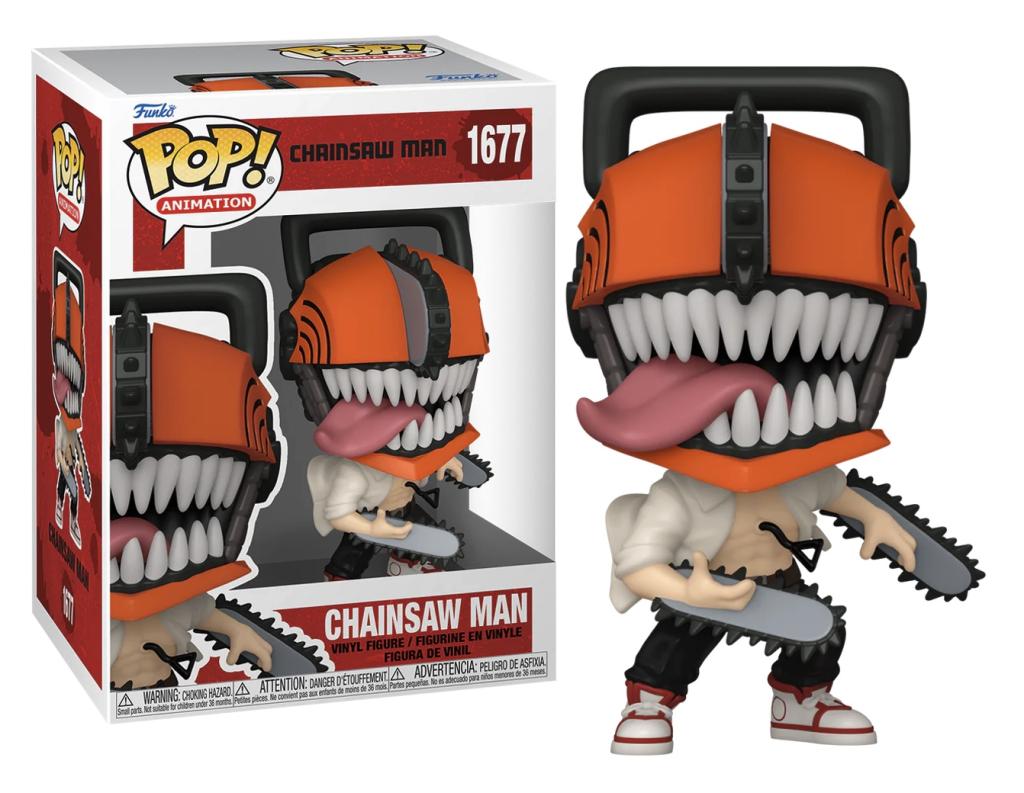 CHAINSAW MAN - POP Animation N° 1677 - Chainsaw Man avec Chase (BD)