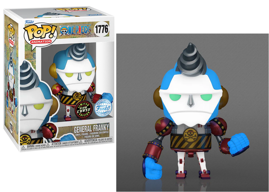 ONE PIECE - POP Animation N° 1776 - General Franky avec Chase (GW)