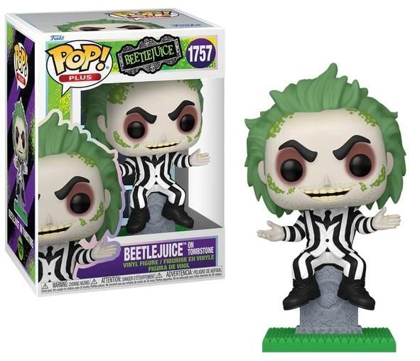 BEETLEJUICE - POP Plus N° 1757 - Beetlejuice avec pierre tombale