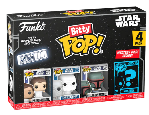 STAR WARS - Bitty Pop 4 Pack 2.5cm - Princesse Leia