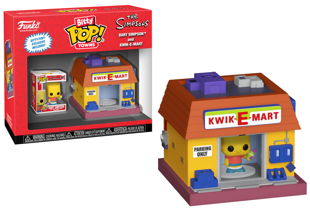 LES SIMPSONS - Bitty Pop Town - Bart Simpson et Kwik-E-Mart