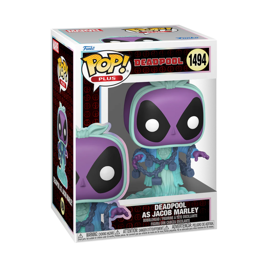 DEADPOOL - POP Plus N° 1494 -Deadpool As Jacob Marley