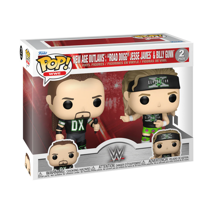 WWE - POP - 2 Pack New Age Outlaws Jesse James And Billy Gunn