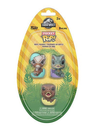 JURASSIC PARK SPRG - Pocket Pop Egg 3pk - Dinos