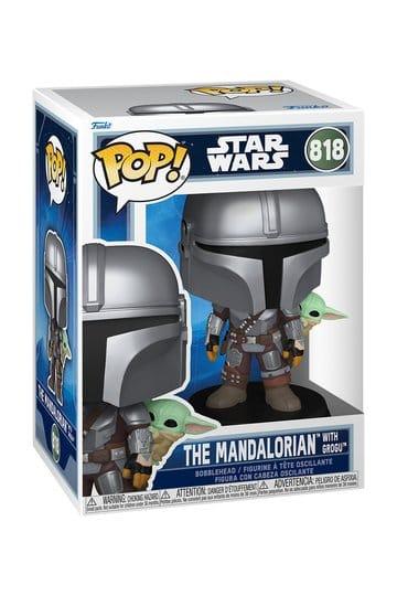 MANDALORIAN & GROGU - POP Star Wars N° 818 - Mandalorian Avec Grogu