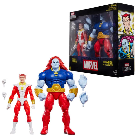 MARVEL - Starfox & Champion of the universe - Fig. Legend Series 15cm