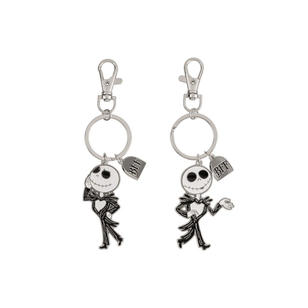L'ETRANGE NOEL de Mr JACK - Set de 2 Portes-Clé BFF en Métal