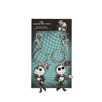 L'ETRANGE NOEL de Mr JACK - Set de 2 Portes-Clé BFF en Métal