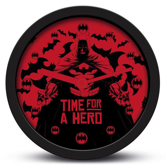 BATMAN - Time For A Hero - Horloge de bureau 16cm