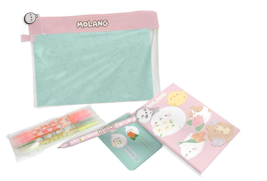 MOLANG - Blossom - Set de Papeterie - 8pc