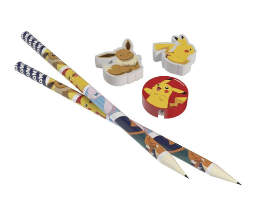 POKEMON - Set de Papeterie - 5pc