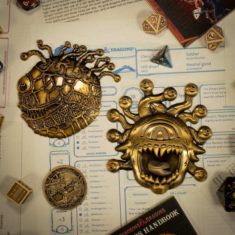 DONJONS & DRAGONS - 50th - Set de 2 Médaillons Edition Limitée
