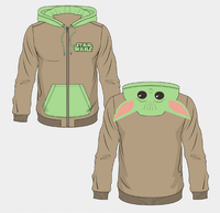 GROGU - Pull à Capuche Novelty (M)