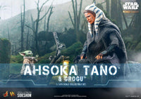 THE MANDALORIAN - Ahsoka & Grogu - Pack 2 figurines articulées 29cm