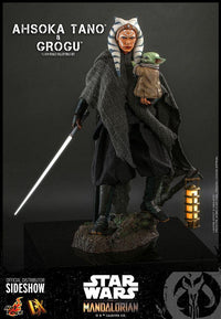 THE MANDALORIAN - Ahsoka & Grogu - Pack 2 figurines articulées 29cm